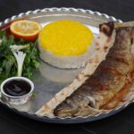 ماهی سرخ شده قزل آلا